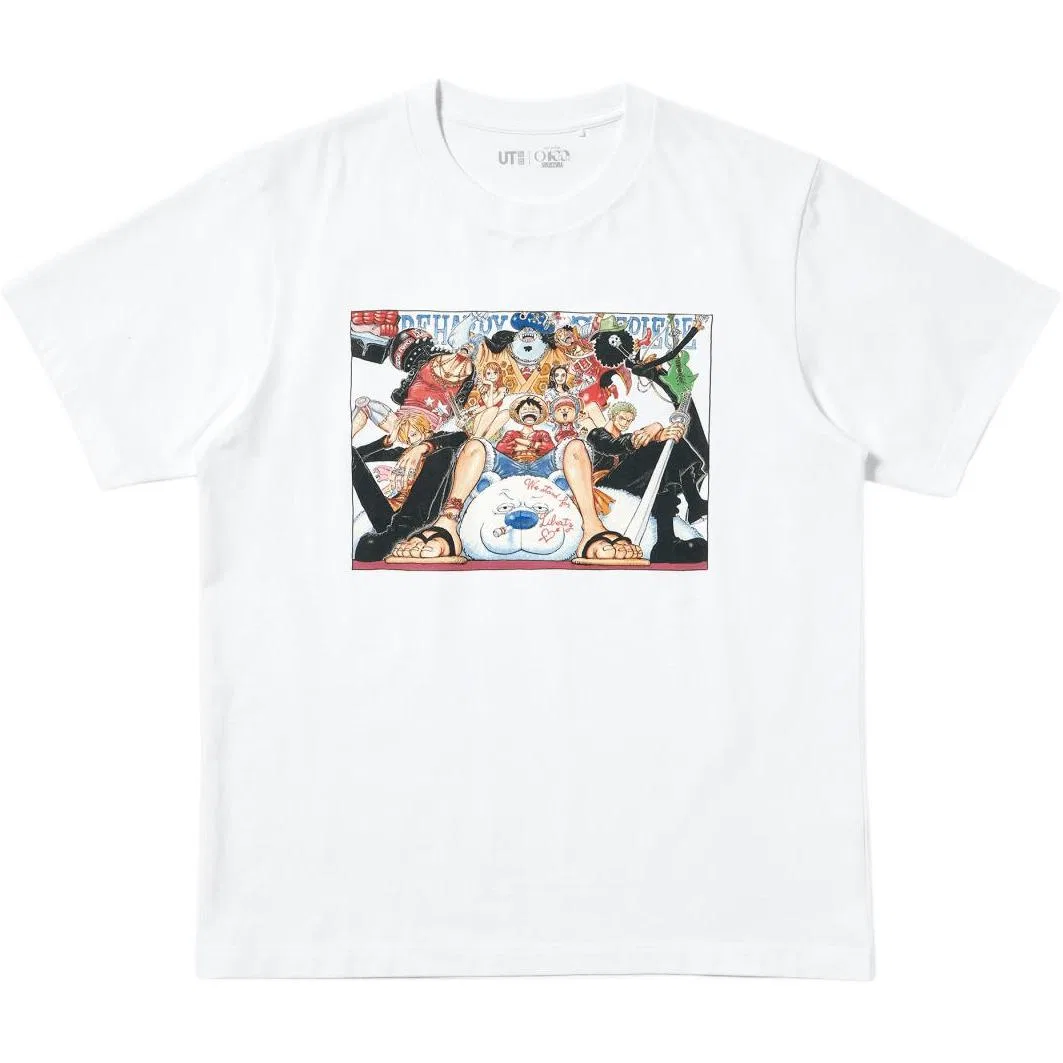 Футболка x HAIZEIWANG,LIANMINGKUAN Shueisha SS26 Unisex белая