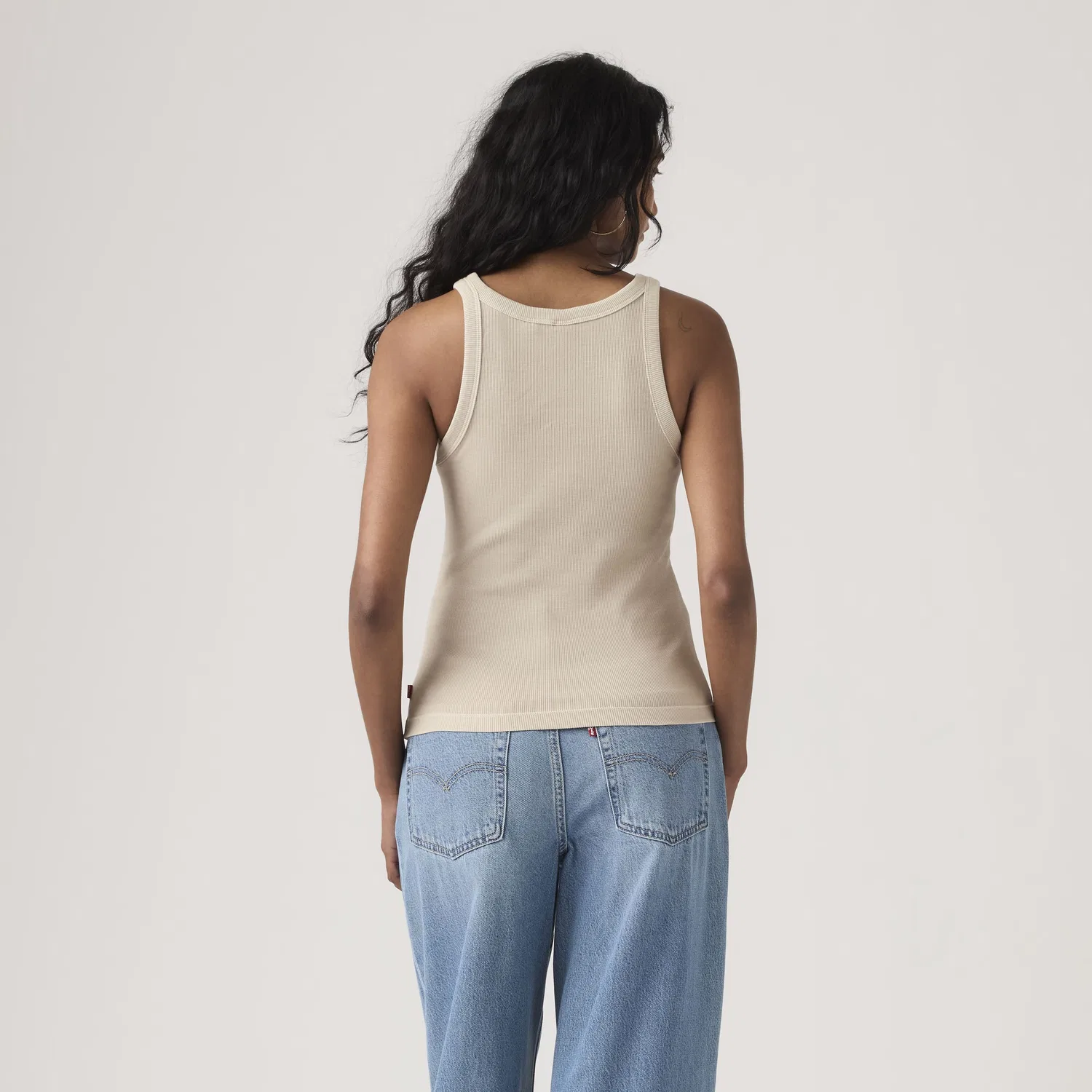 Майка-борцовка с эффектом окрашивания одежды Levi's, Grey — фото 4