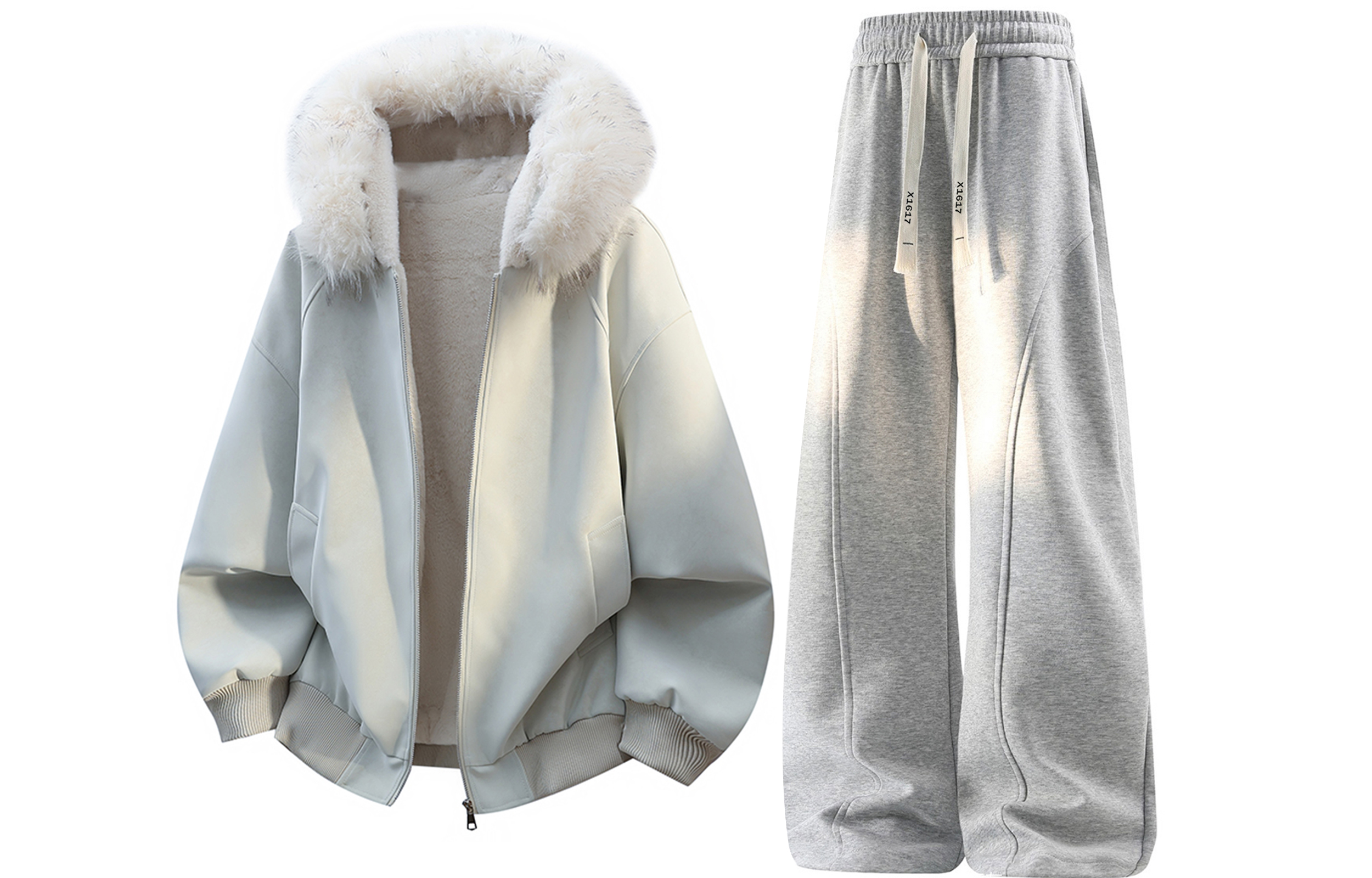 

Толстовка Casual Sportswear утепленная с флисовой подкладкой X1617, бежевый оранжевый mountain coat+heather серый fleece-lined sweatpants