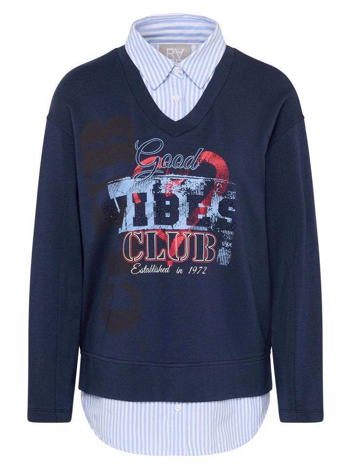 

Rabe Лонгслив темно-синего цвета