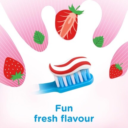 Зубная паста Splash Kids со вкусом клубники 75 мл Aquafresh — фото 3