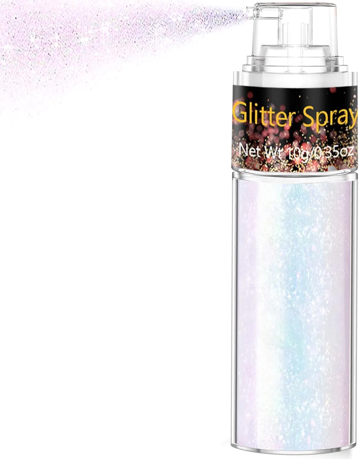 Спрей-блеск для волос и тела Meilury Sparkling Pink