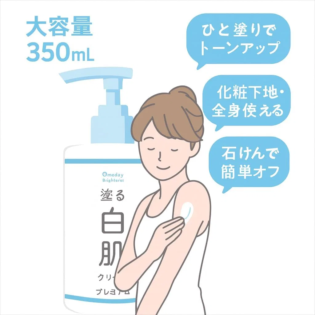 Крем для тела и лица One Day Brightener White Skin Cream Vittorie, 350 мл — фото 3