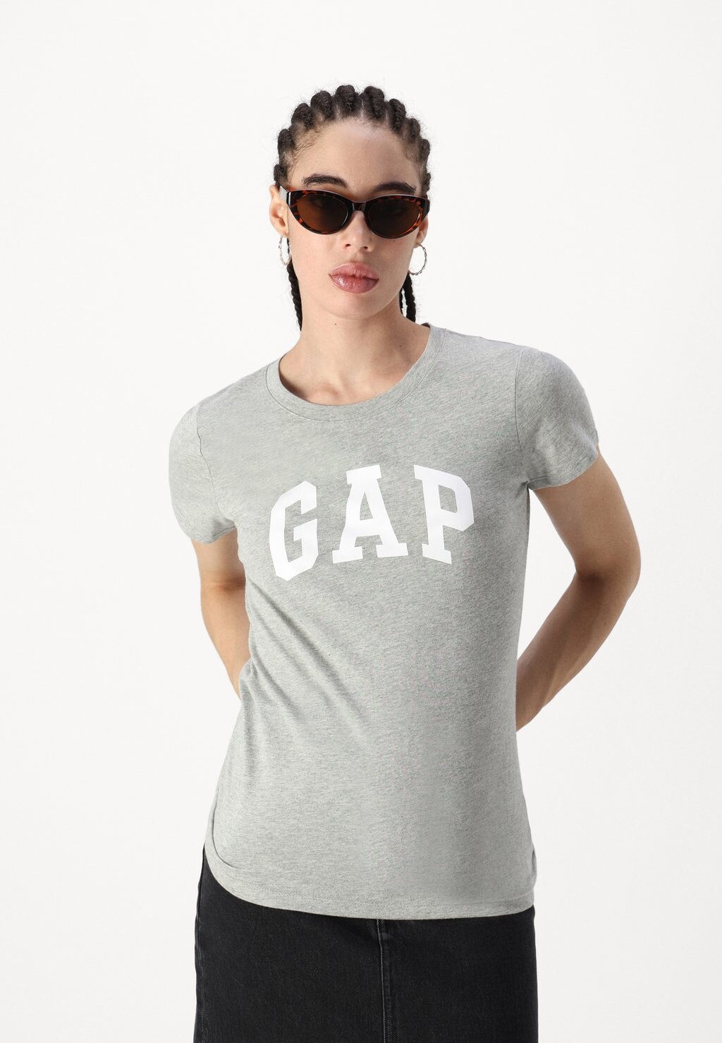 

Футболка с принтом FRANCHISE TEE 2 PACK GAP, черный