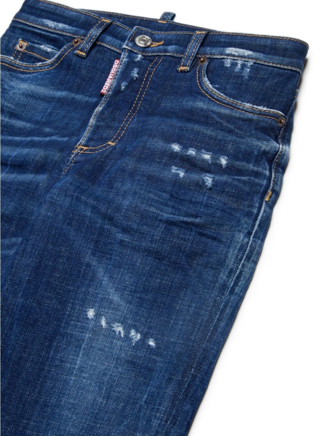 DSQUARED2 KIDS прямые джинсы Boss 10, синий — фото 3