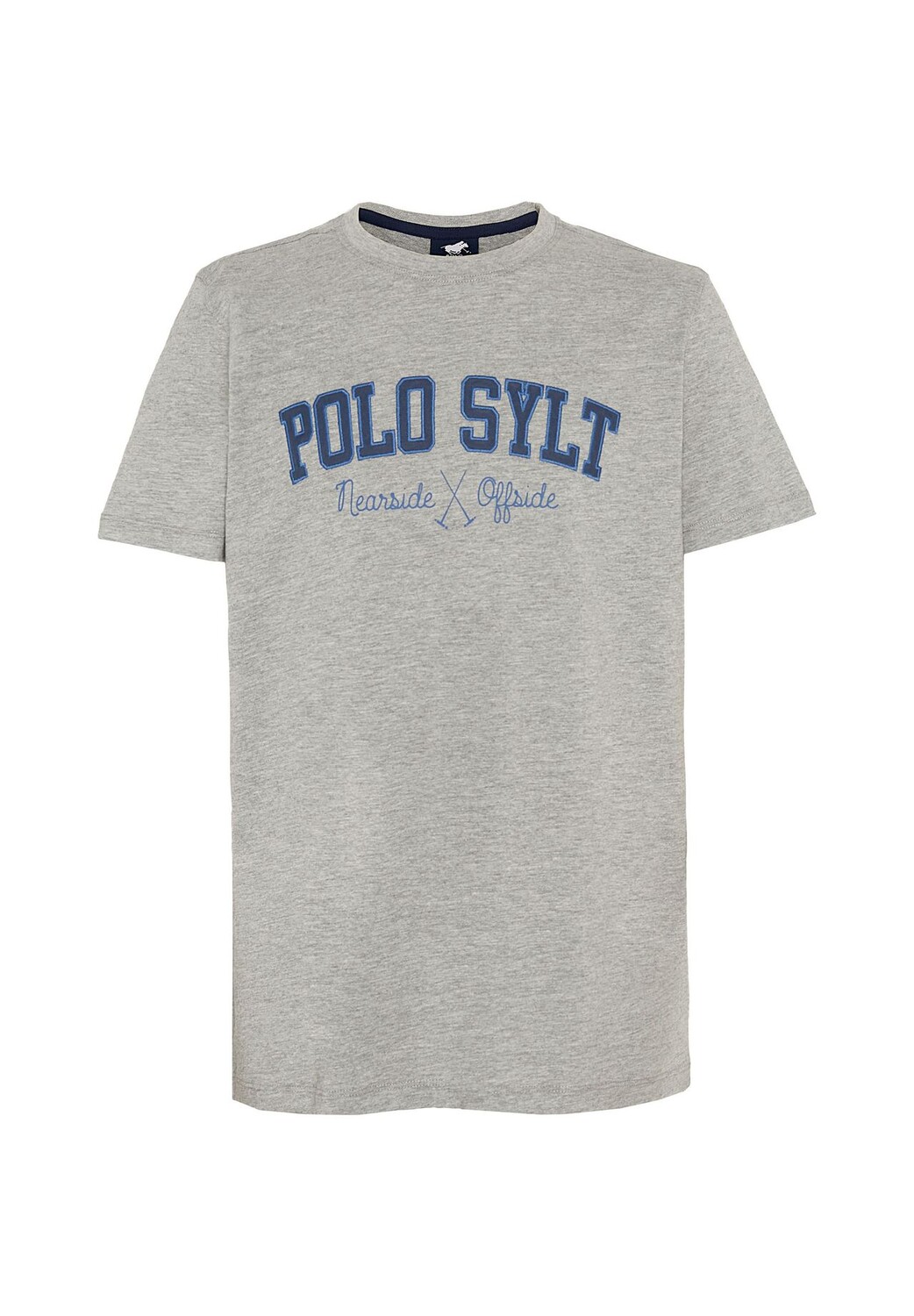 

Футболка с логотипом POLO SYLT, цвет 17-4402m Neutral Gray Melange