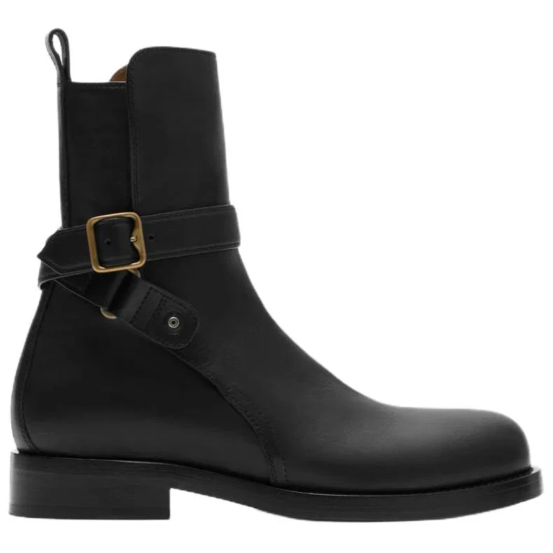 Ботильоны из телячьей кожи Burberry Original Shoe Box Included черный — фото 3