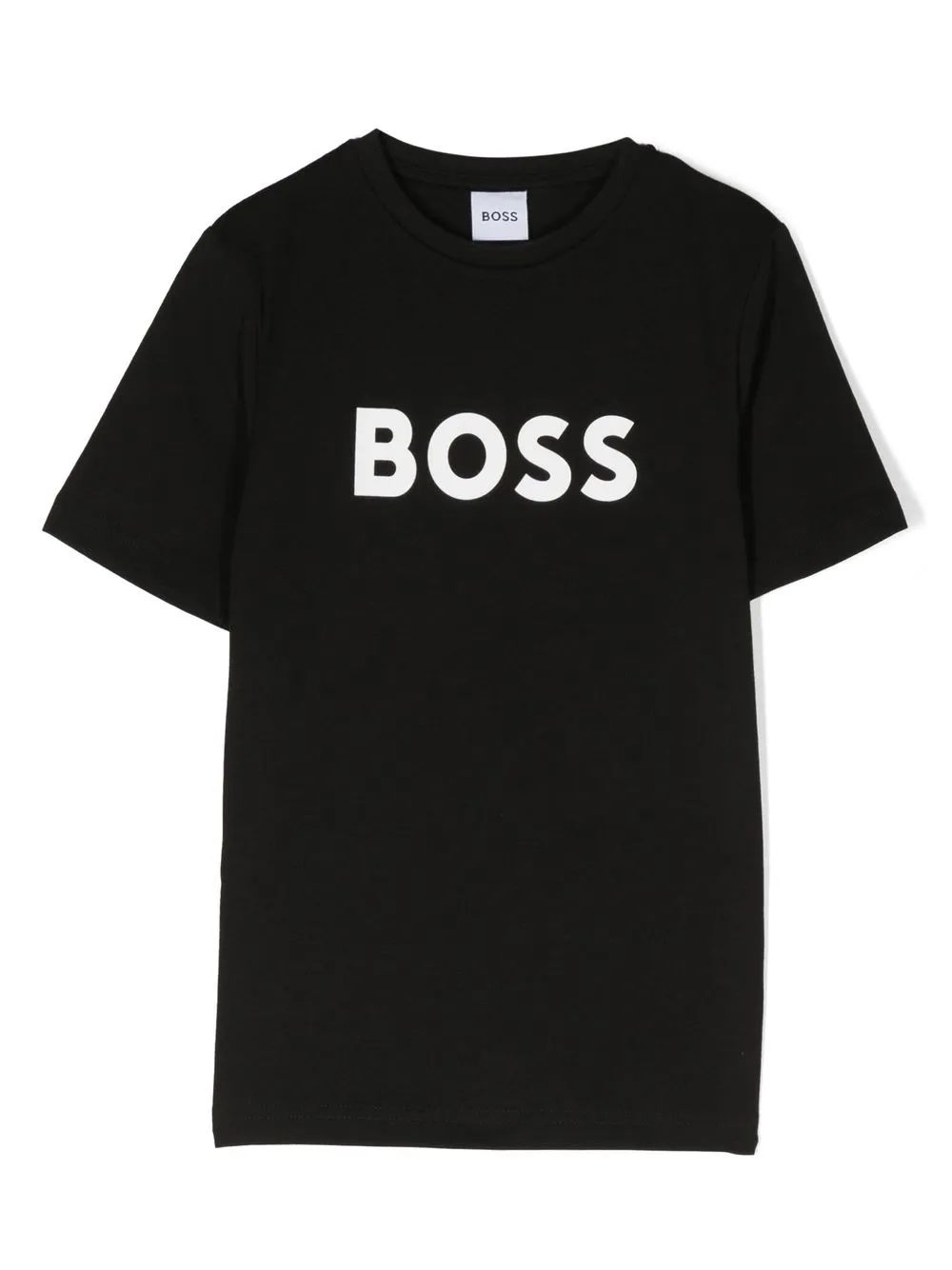 

Футболка с тисненным логотипом BOSS Kidswear, черный