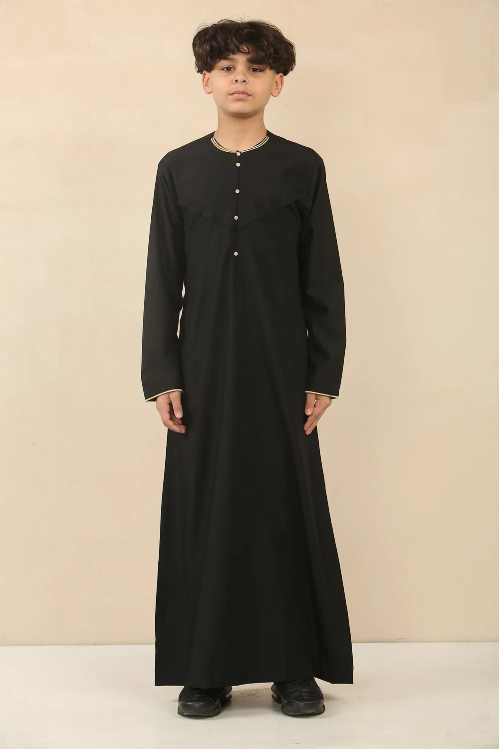 Arabic Thobes Детский черный халат Jubba в Омане для мальчиков из Саудовской Аравии в честь праздника Ид-Тобе