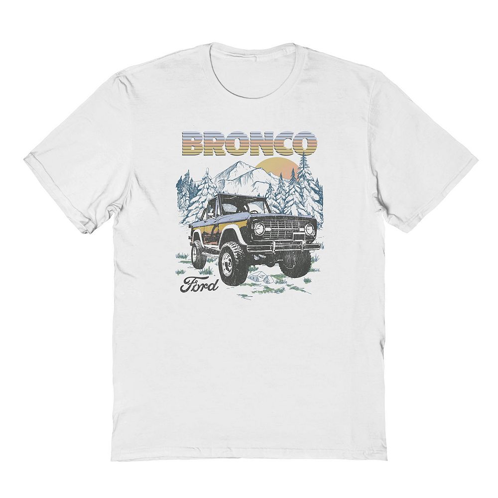 

Мужская футболка с рисунком Bronco Stance Licensed Character, белый