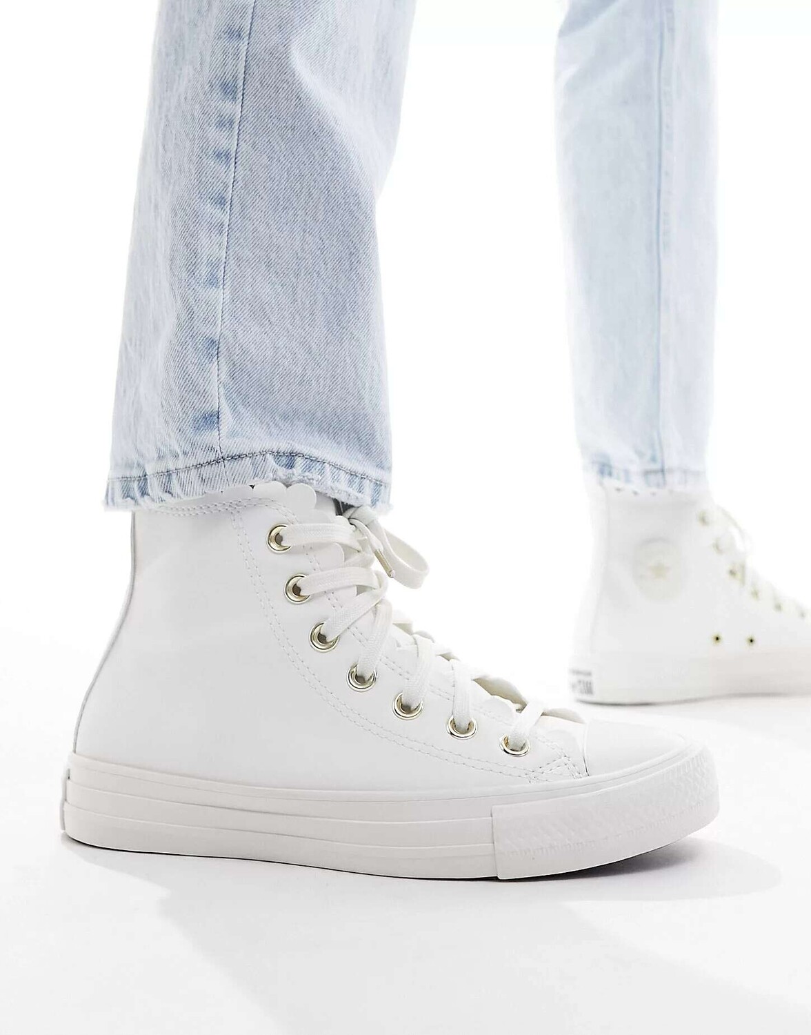 

Белые однотонные кроссовки Converse Chuck Taylor All Star, Белый, Белые однотонные кроссовки Converse Chuck Taylor All Star