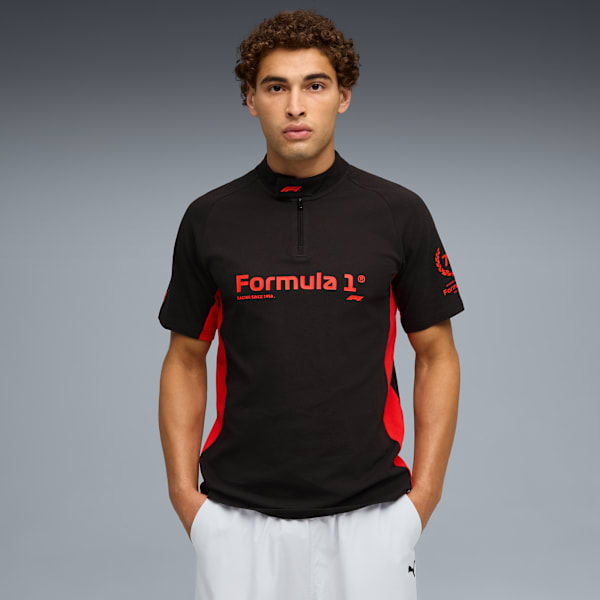 

Мужская рубашка-поло Formula 1 75 Years Puma, черный