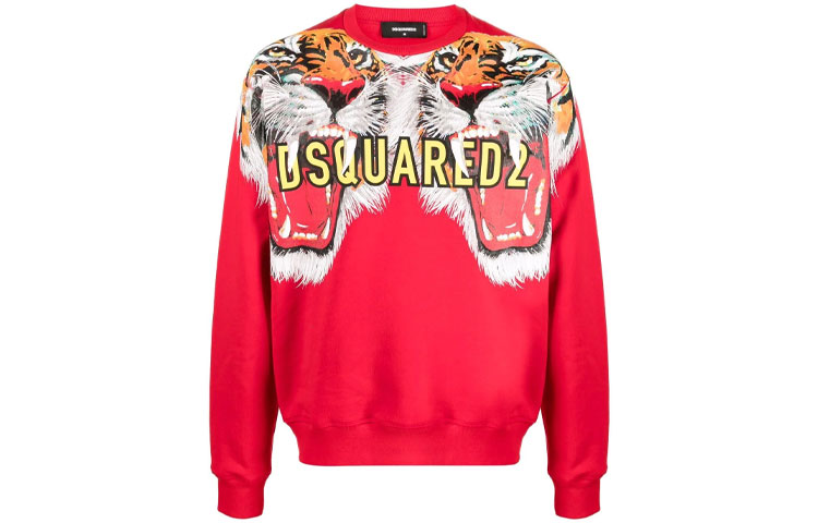 

DSQUARED 2 Свитшот Dsquared2 с тигровым принтом