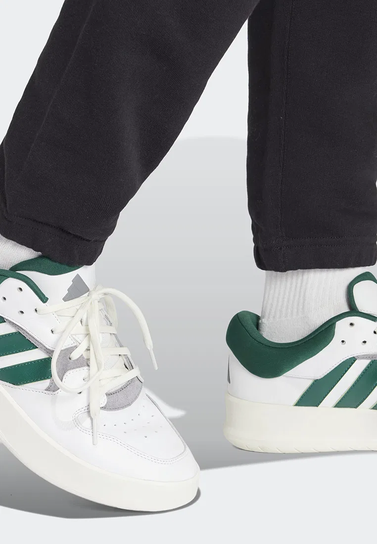 Брюки повседневные, French Terry, Regular Tapered, ALL SZN Adidas, черный — фото 4