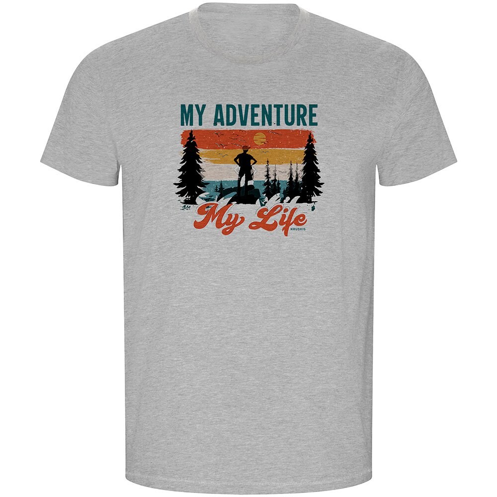 

Футболка с коротким рукавом Kruskis My Adventure ECO, серый