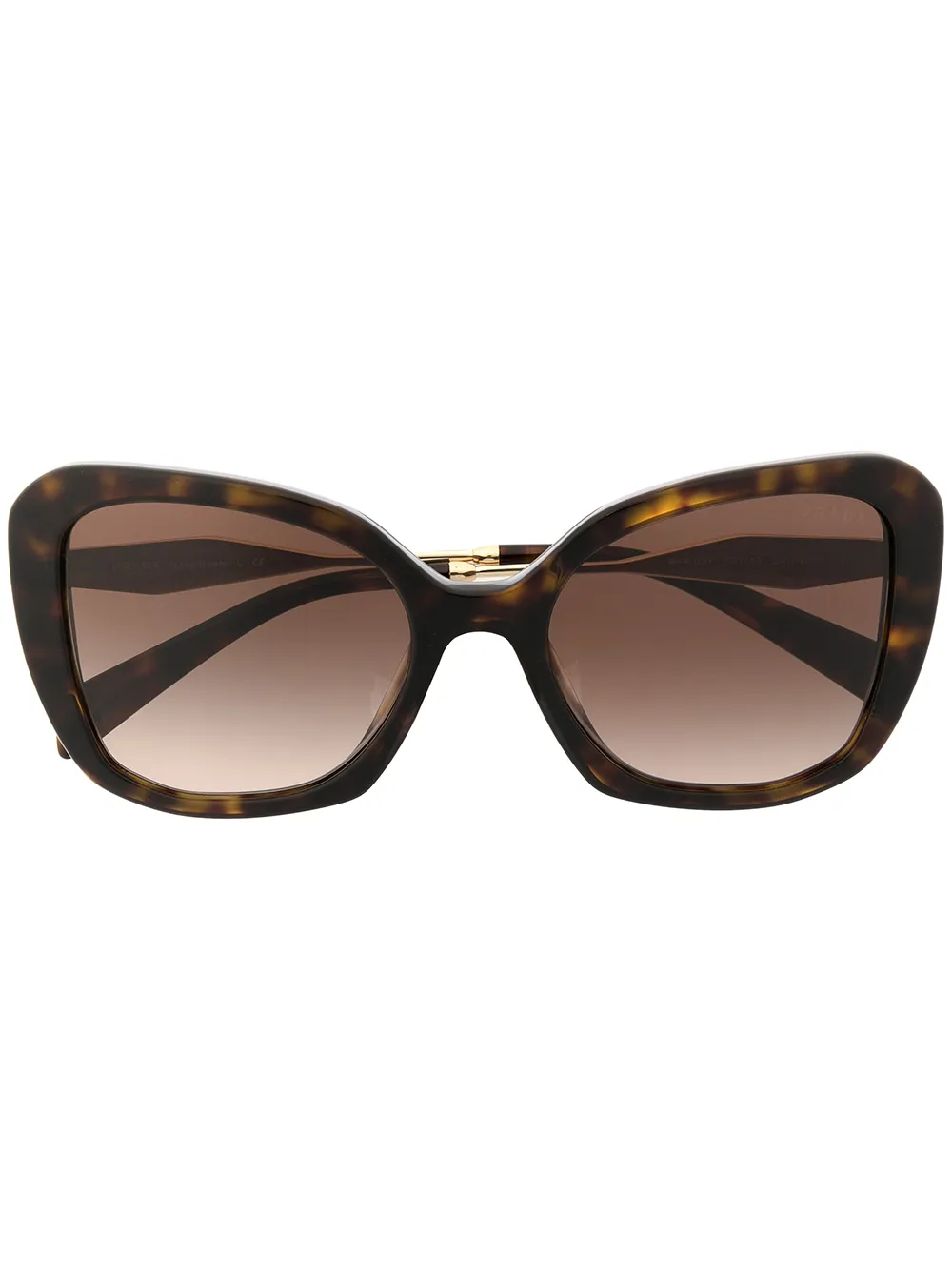 

Солнцезащитные очки в безободковой оправе Miu Miu Eyewear, коричневый