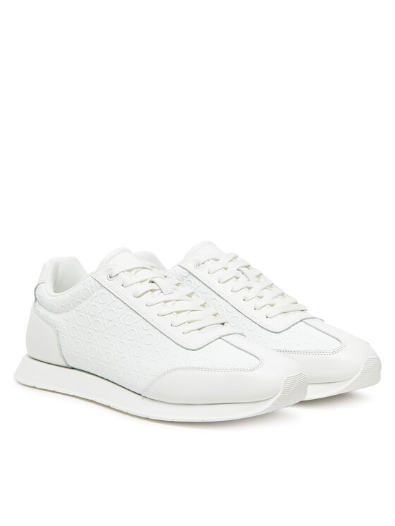 Кроссовки Low Prof Runn Laceup Mono HM0HM01896 Calvin Klein, белый — фото 2