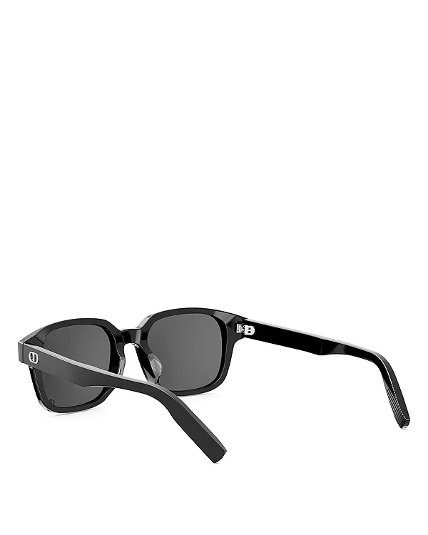 Круглые солнцезащитные очки Christian Dior Label R1I, 51 мм Dior, черный — фото 3