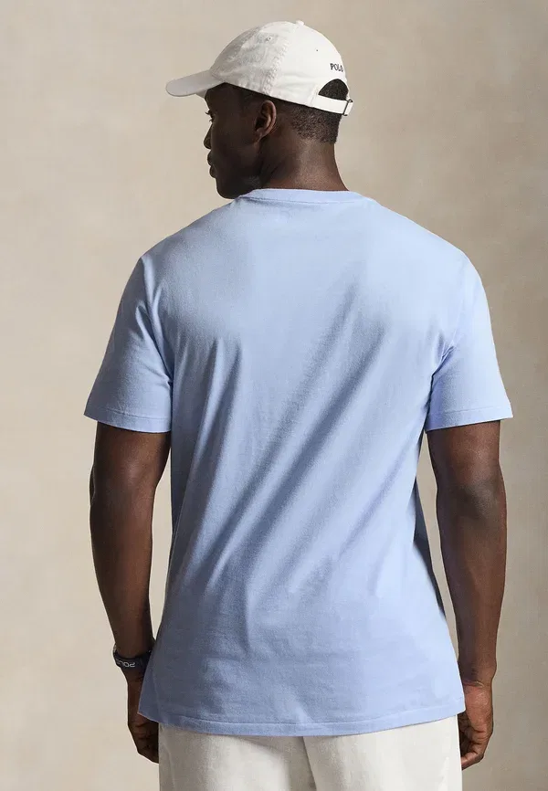Футболка с круглым вырезом Polo Ralph Lauren Big & Tall, цвет галька голубой — фото 3