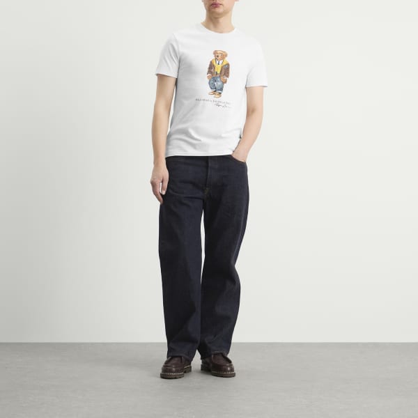 Футболка с изображением медведя из долины Гудзона Polo Ralph Lauren, Nevis — фото 4