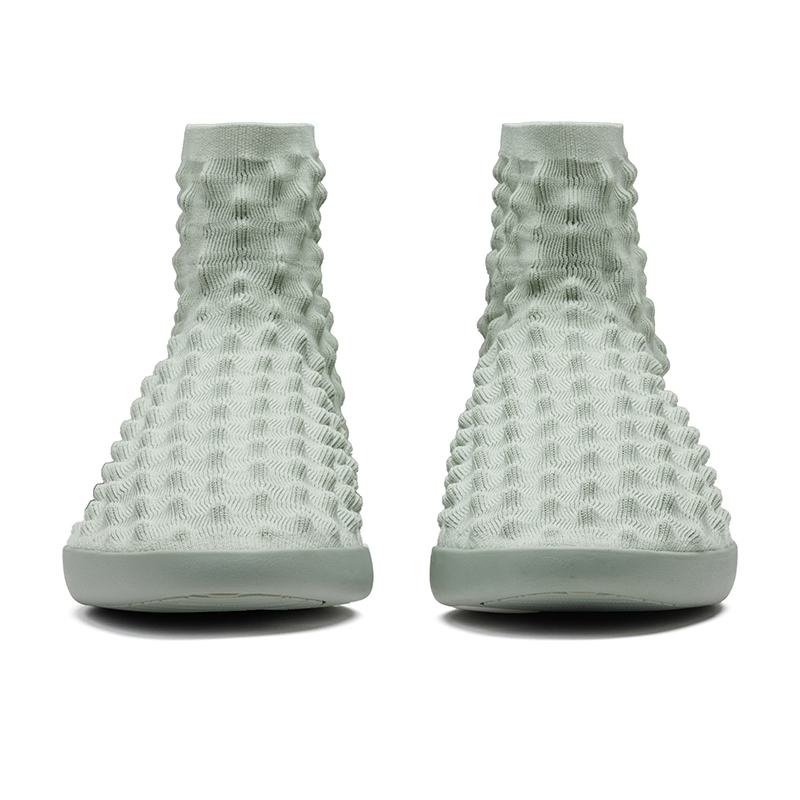 EQLZ EQUALIZER Кроссовки высокие повседневные Unisex Cream Green — фото 4
