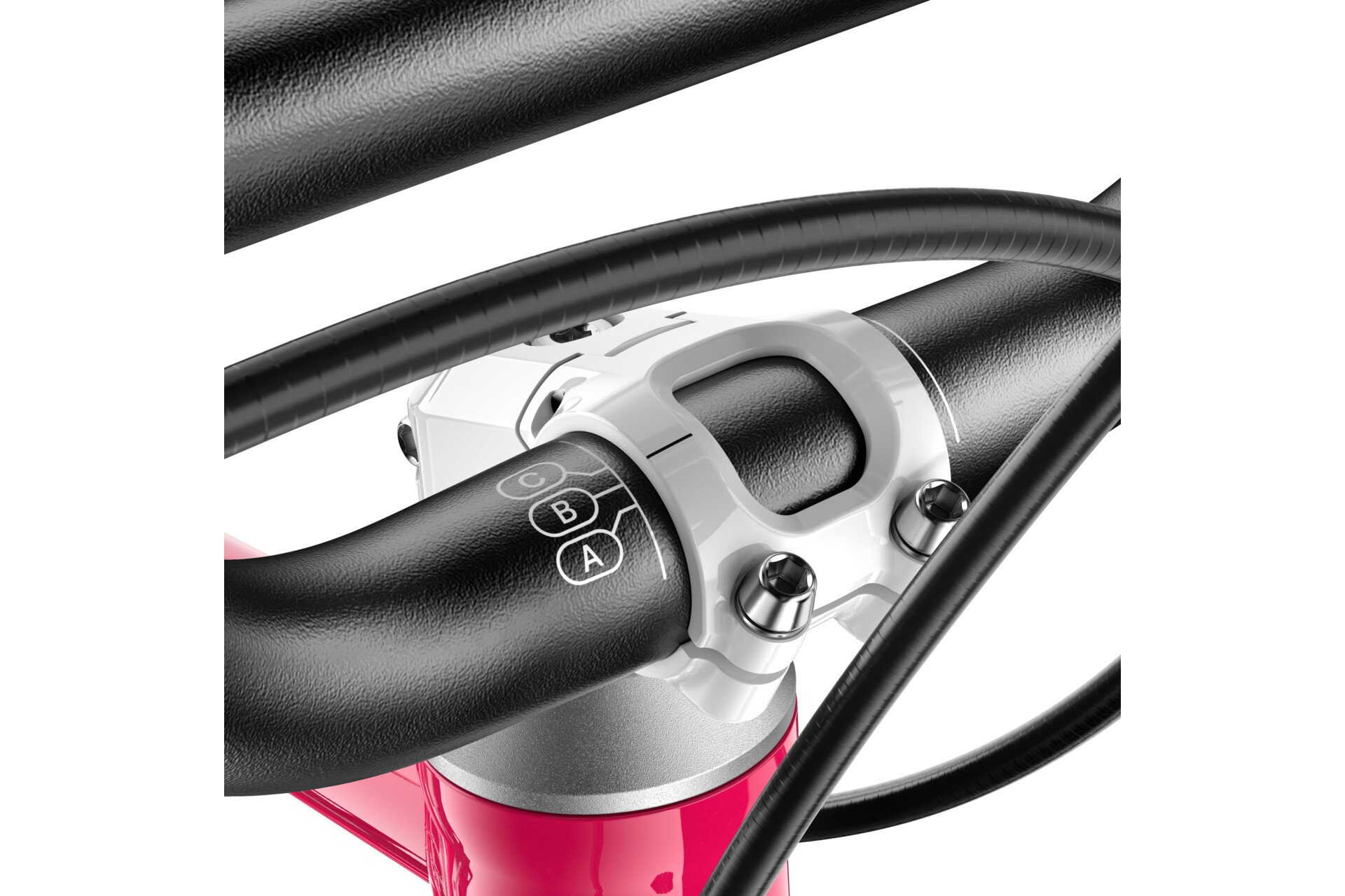 Детский велосипед WOOM GO 1+ - 14 дюймов - 2025, цвет Pink|hot pink — фото 3