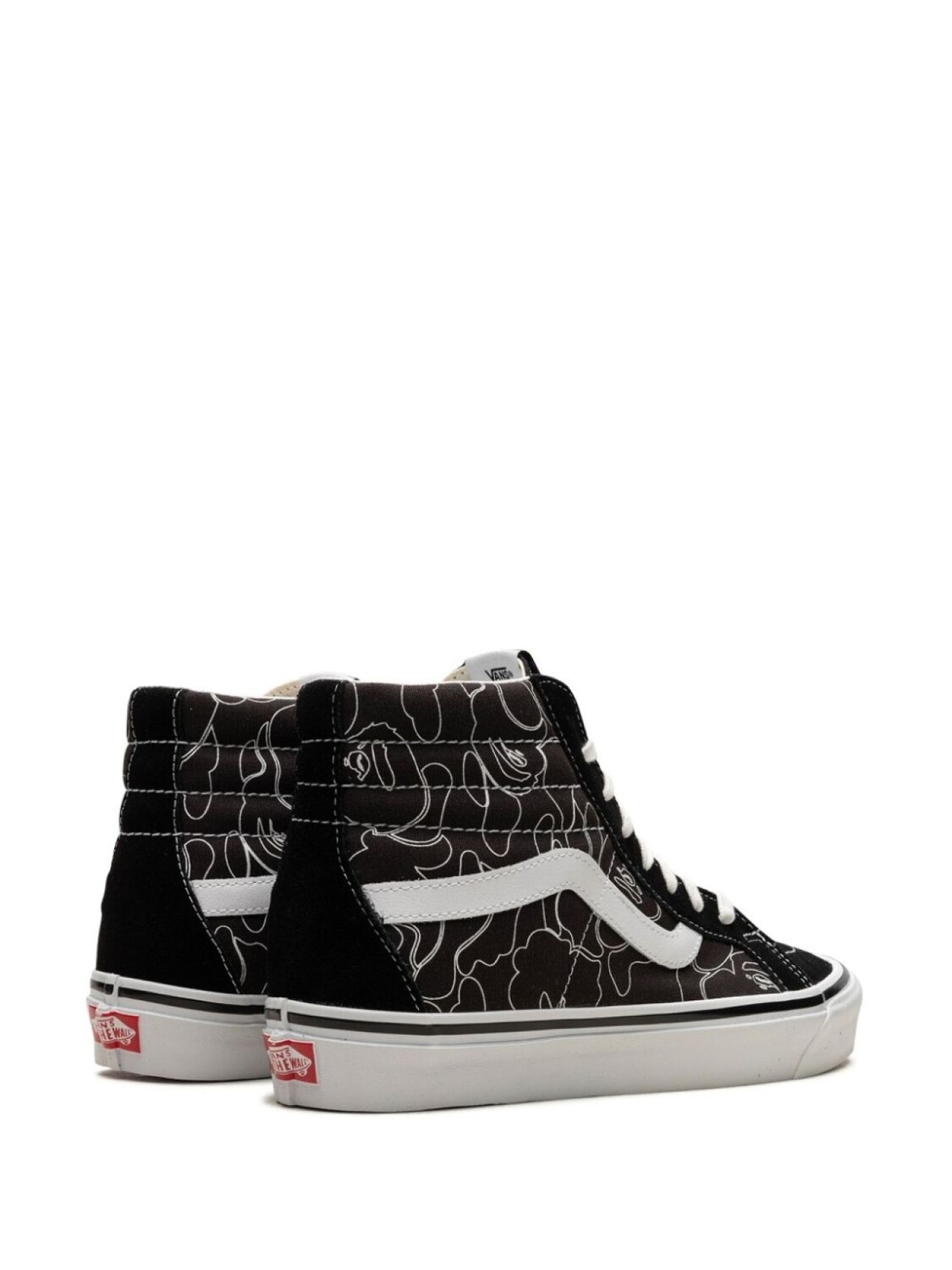 Кеды Sk8-Hi 38 DX Bape Vans, черный — фото 3