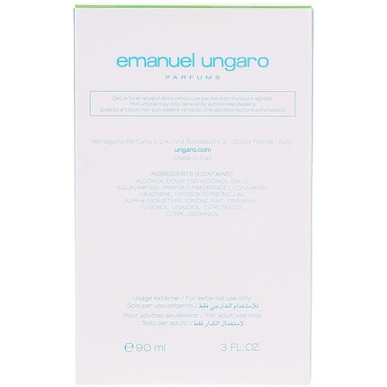 Мужская туалетная вода Emanuel Ungaro Power Eau de Toilette Pour Homme Men's Fragrance 90ml — фото 3