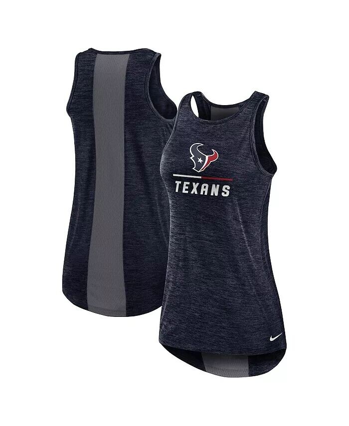 

Женская темно-синяя майка Houston Texans с высоким воротом Nike