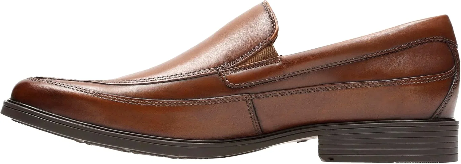 Мужские лоферы Clarks Tipping Free, Dark Tan Lea