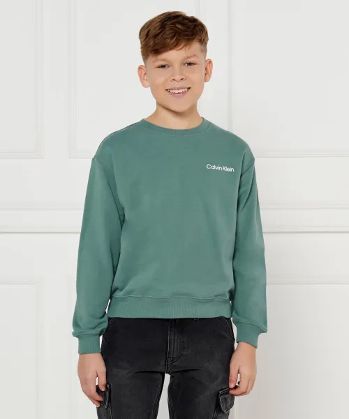 

Толстовка Regular fit Calvin Klein Jeans, зеленый