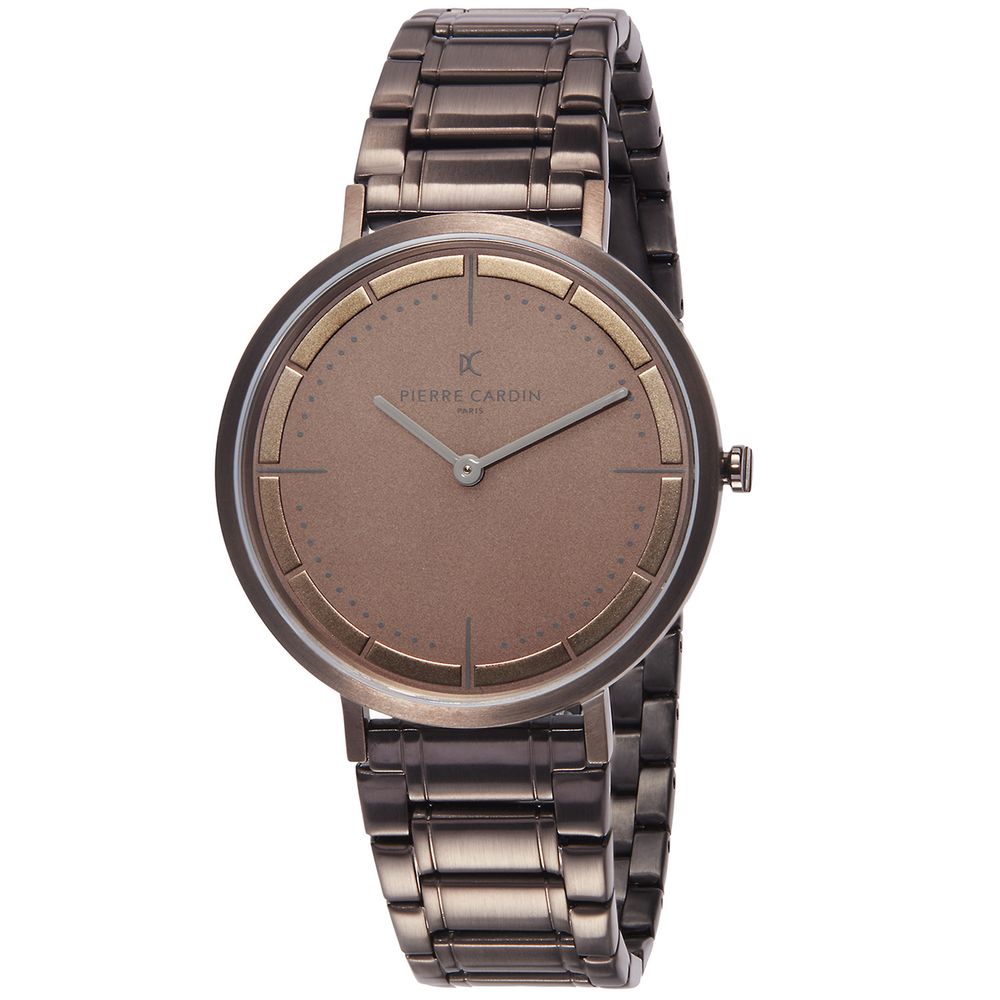 

Коричневые мужские часы Pierre Cardin