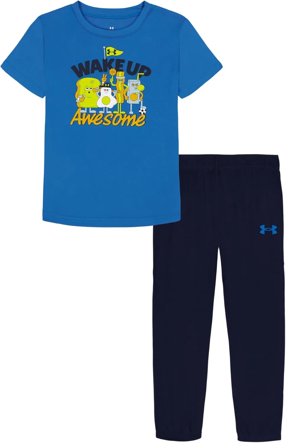 Детский спортивный комплект из футболки и джоггеров Under Armour, Blue Atlantis Tech