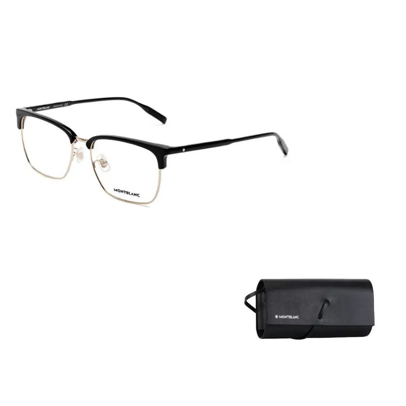 

MONTBLANC Металлическая оправа для очков унисекс, Black