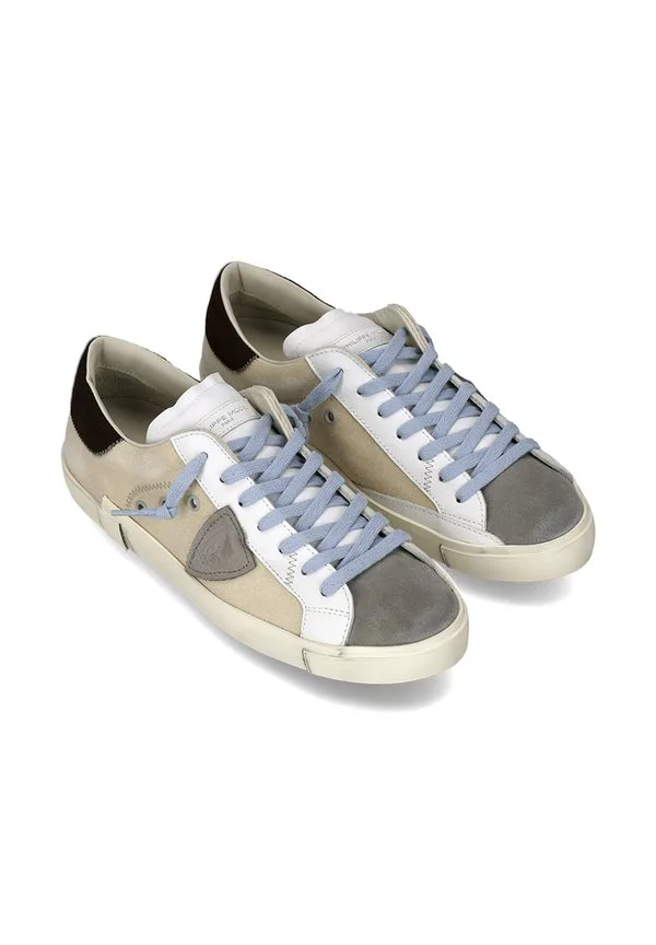 Низкие кроссовки prsx из ткани Philippe Model, Beige — фото 2