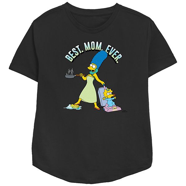 

Женская футболка The Simpsons Best Mom Ever с принтом, свободный крой Licensed Character, Black, Черный, Женская футболка The Simpsons Best Mom Ever с принтом, свободный крой Licensed Character, Black