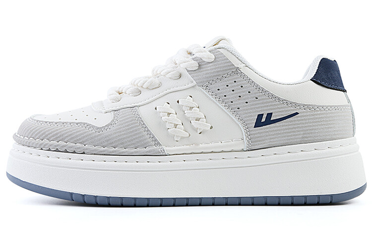 

Кроссовки WARRIOR Skateboarding Shoes Unisex Low-top White/Gray, белый/серый
