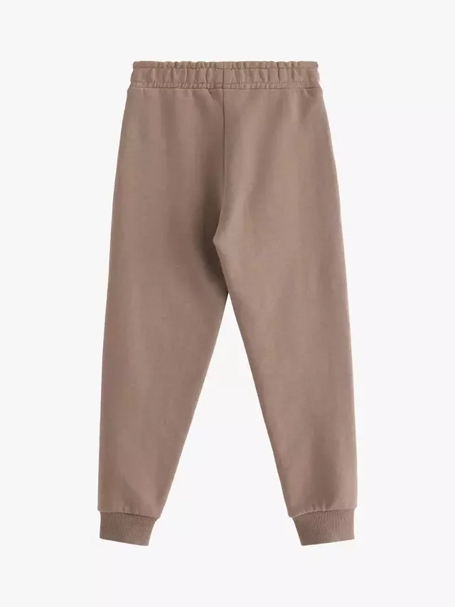 Детские спортивные штаны из чистого хлопка Lindex, Dark Khaki — фото 2
