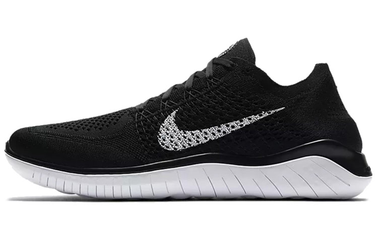 

Nike Free RN Flyknit 2018 Черный Белый