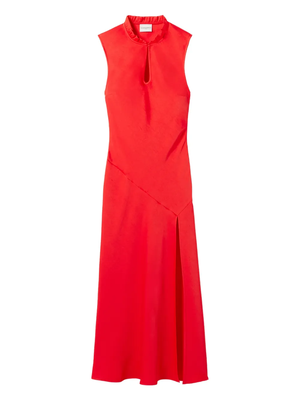 

Платье с оборками и вырезами Claudie Pierlot, красный