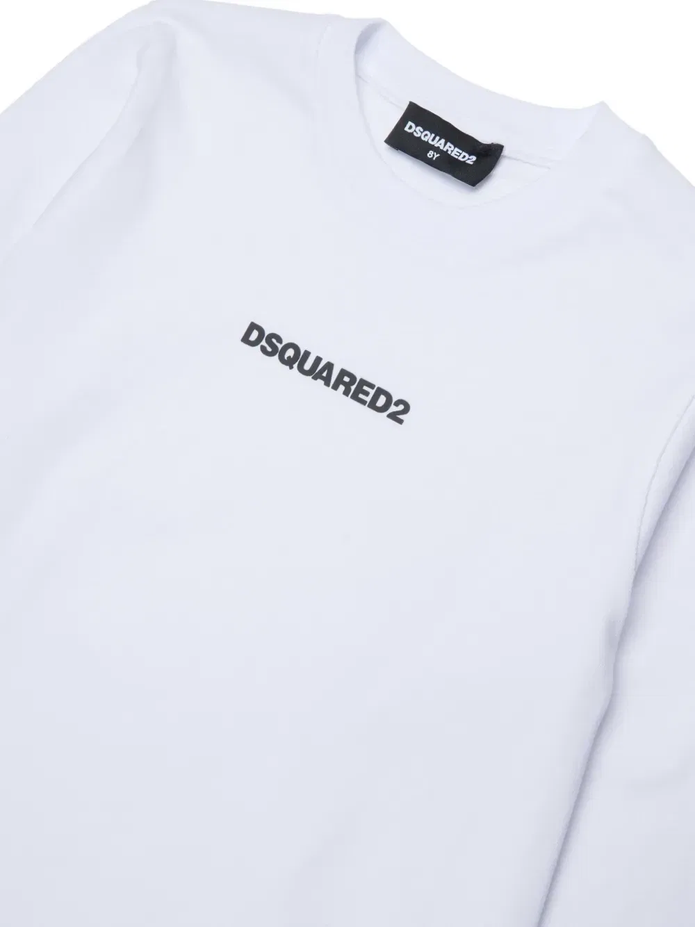 Футболка с длинными рукавами и логотипом DSQUARED2 KIDS, белый — фото 3