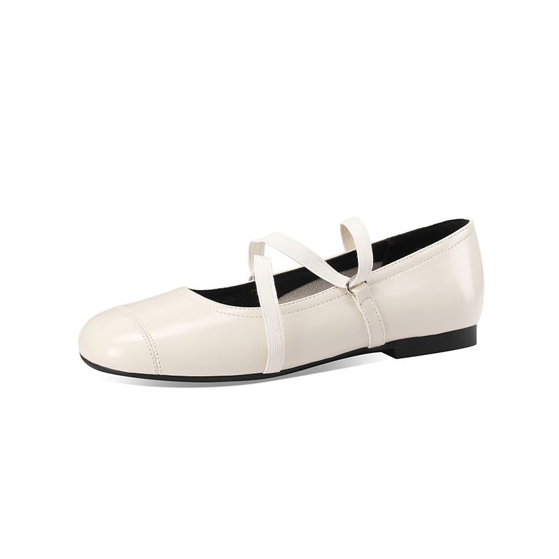 Балетки повседневные, одинарные, высота около 1,2 см, женские Mulinsen, Beige