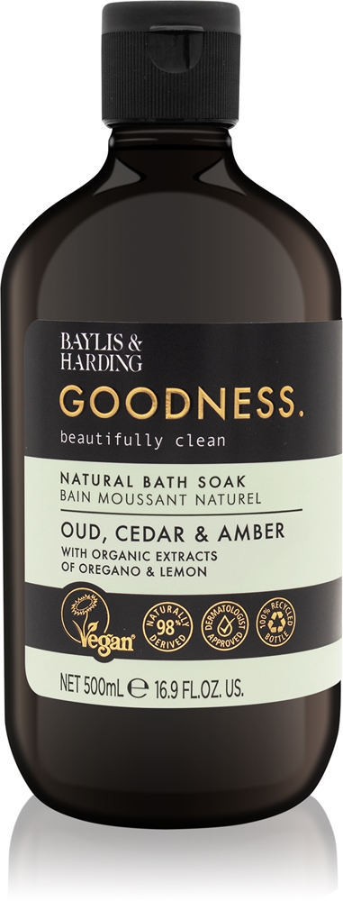 

Пена для ванны Goodness с ароматом уда, кедра и янтаря Baylis & Harding, 500 мл