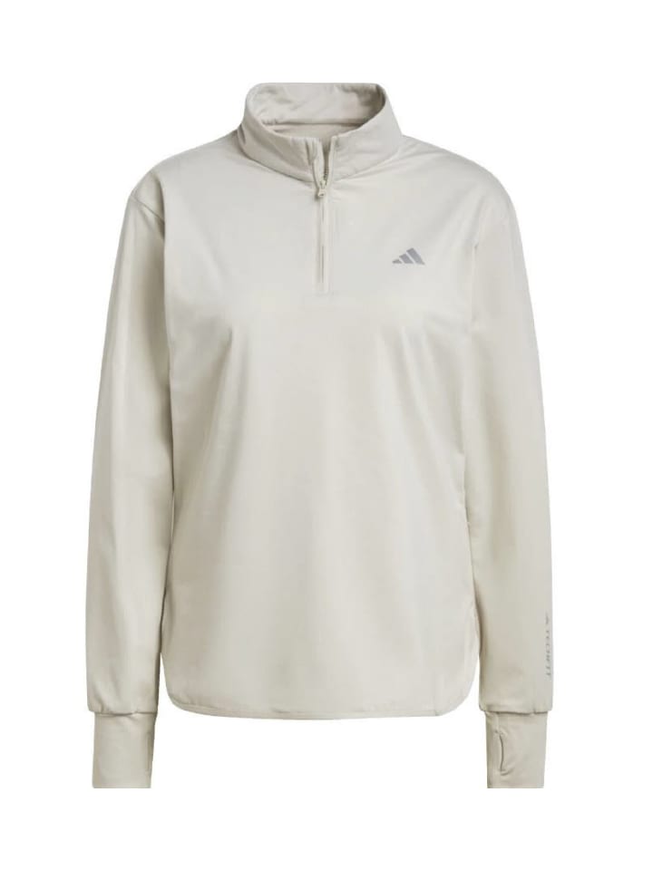 

Лонгслив adidas Sweatshirt TF WARM 14Z TP ALUMIN, цвет Creme-Weiß