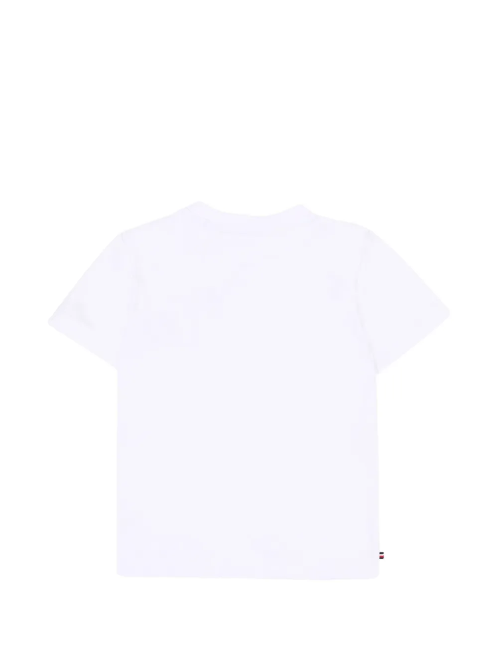 Футболка с короткими рукавами и круглым вырезом Tommy Hilfiger Junior, белый — фото 2