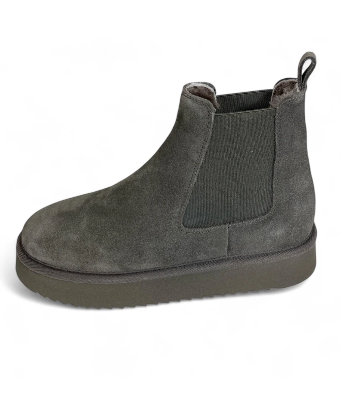

Замшевые ботинки челси с овчиной Copenhagen Shoes, черный