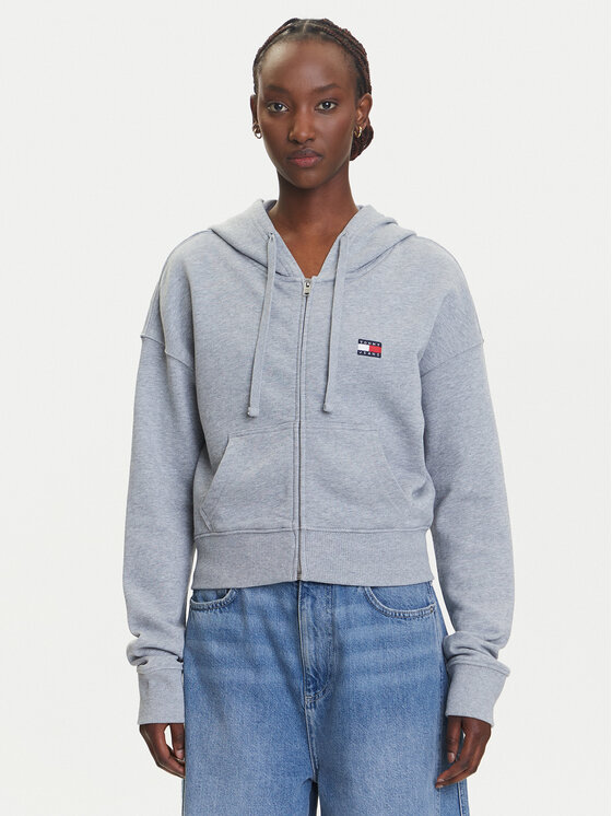 

Толстовка свободного кроя DW0DW21147 Tommy Jeans, серый