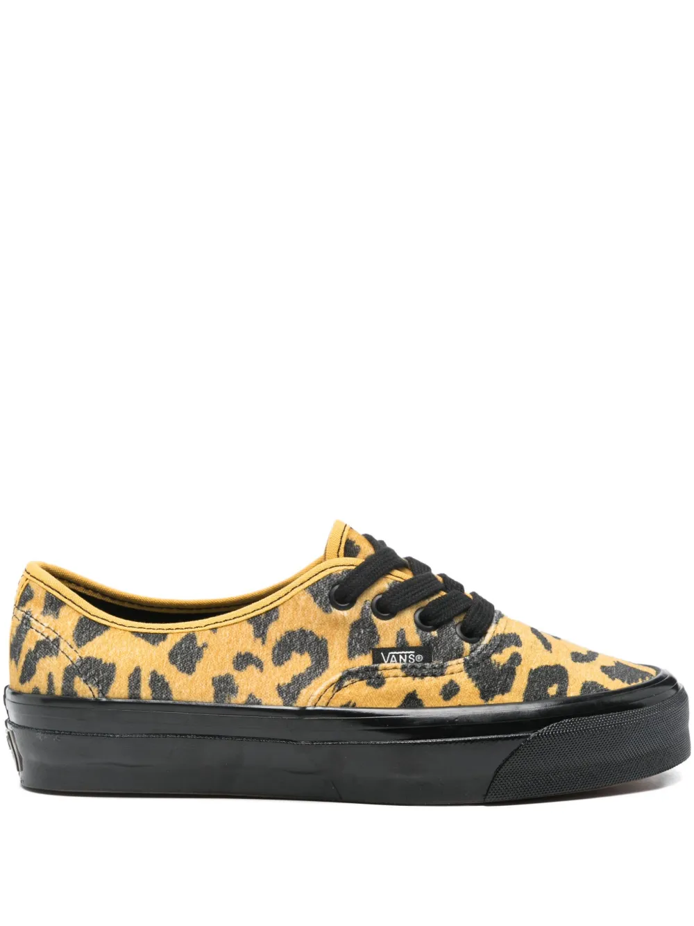 

Кроссовки с леопардовым принтом Vans, желтый