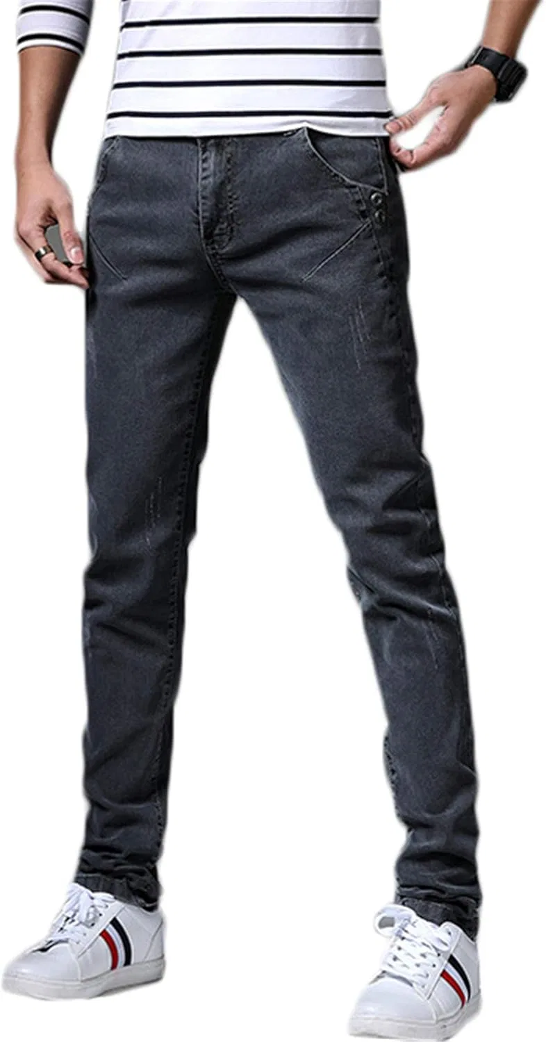 Джинсы slim-fit, серый