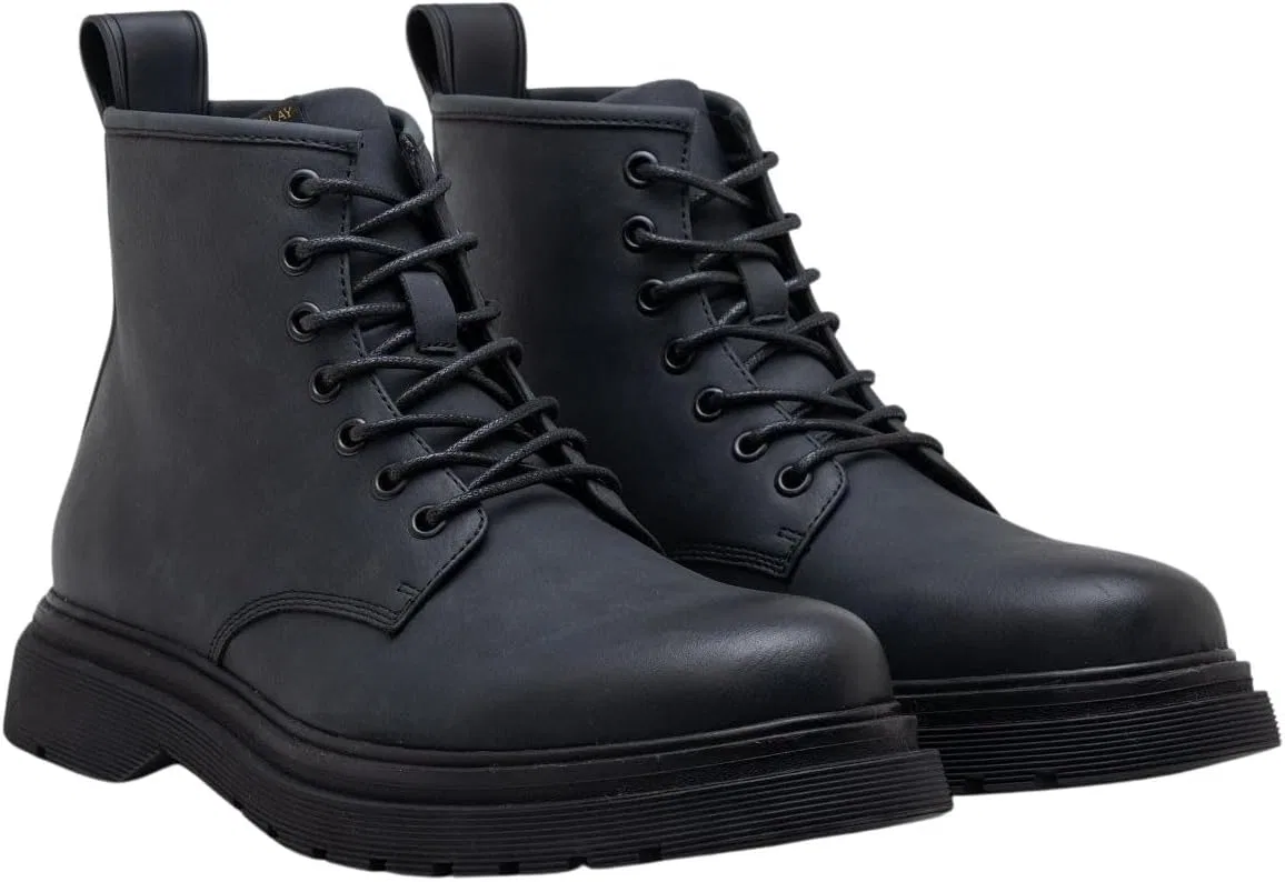 Ботинки Replay Herren Low Boot Stiefel mit Schnürsenkeln, 003Black.